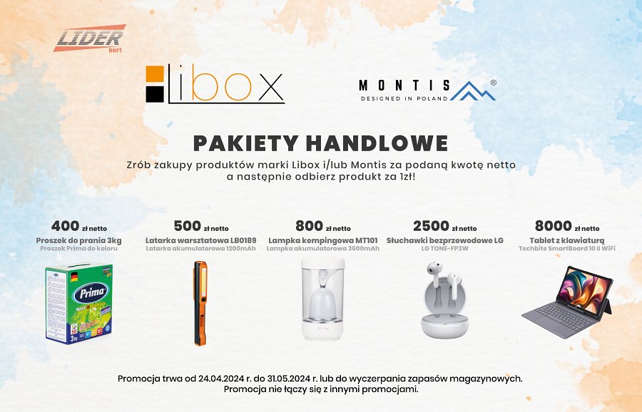 Promocja pakiety handlowe Libox i Montis 